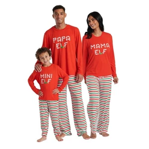 Family Christmas Pyjamas Matching Mens Womens Kids Adult Boys Girls Xmas Pajamas - Picture 1 of 26