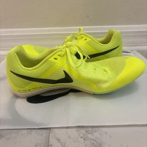 Men's 10 Nike Zoom Rival Sprinting Track & Field Spikes Volt DC8749-700 - Picture 1 of 8