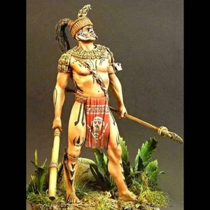 1/24 75mm Resin Model Kit American Native Indian Inca Warrior Unpainted - Picture 1 of 1