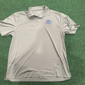 Coors Light Super Cold Certified Polo Shirt XL Gray Harriton Beer Promo Brewery - Picture 1 of 5