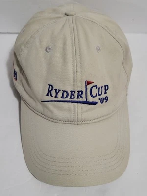 Vintage Ryder Cup Golf Hat Cap Adjustable Brown 2009 Cutter & Buck - Image 1 of 4