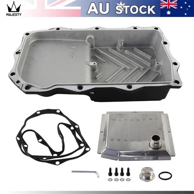 8 Speed Heavy Duty Deep Transmission Pan For 2013-2025 Ram/Dodge/Jeep/Bmw ZF BK - image 1 of 4