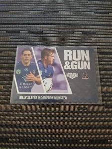 NRL Elite 2016 Card Slater Munster Melbourne Storm 1/100 QLD RGP13 Run & Gun - Picture 1 of 3