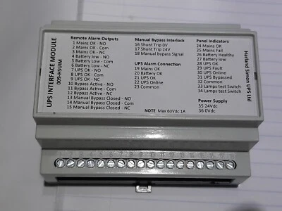 Ups Interface Module Din Rail part no. 009 HSUM - Image 1 of 4