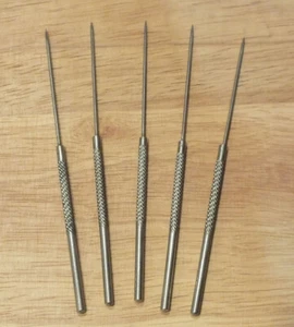 Bodkin / Dubbing Needle - Set of 5 - Stainless Steel 4.5" - FF173-5 - Picture 1 of 2