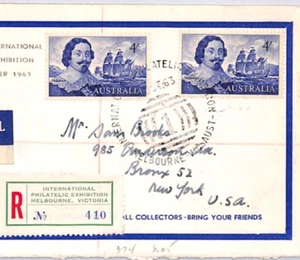 AUSTRALIA 1963 FDC Exhibition Melbourne NAVIGATOR 4s TASMAN First Day CoverYN172 - Picture 1 of 10