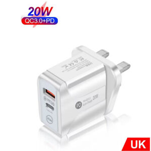 USB C 20W Fast Charging PD Wall Charger Plug Adapter for IPhone12 13 14 Pro