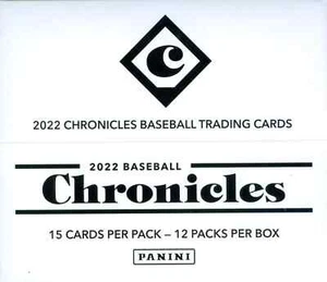 2022 Panini Chronicles Baseball CELLO/VALUE/FAT PACK BOX - 12 Packs/Box - Picture 1 of 1