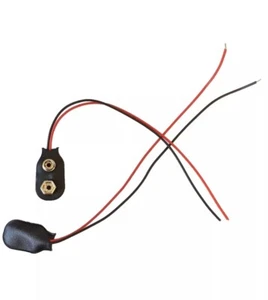 9 Volt Clip mit offenen Enden, I-Form, zzgl. Versand - Bild 1 von 1