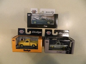 M2 Machines 1976 Dodge Adventurer 150 Custom CHASE + Adventure Stepside & Lancer - Picture 1 of 7