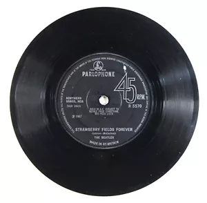 FIRST PRESS UK The Beatles Penny Lane Strawberry Fields Forever 1967 R 5570 - Picture 1 of 3