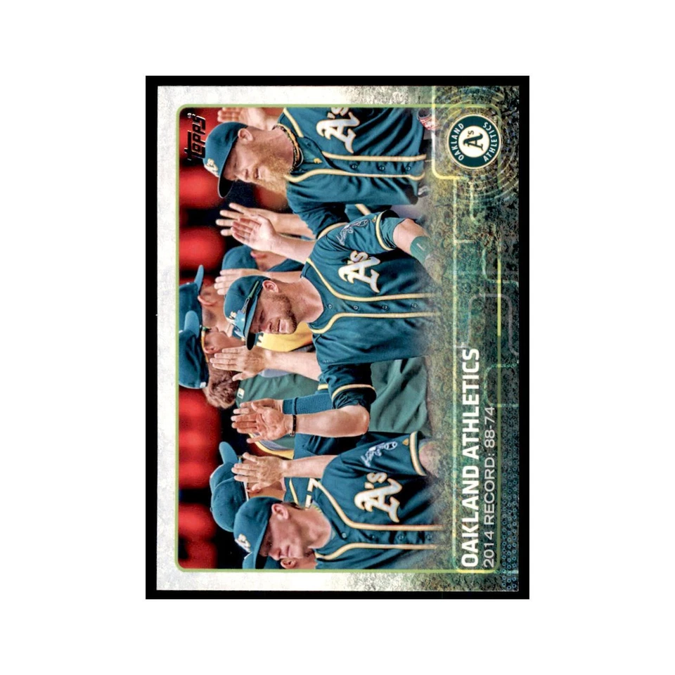 Oakland Athletics 2015 Topps #33 Baseball Cards Baseball Card NM - Image 1 of 3