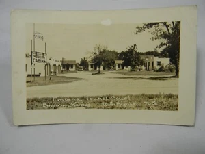 RPPC Emporia Tourist Court , Emporia Kansas 1940 - Modern cabins -Postcard - P47 - Picture 1 of 4