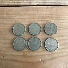 N75 coin lot of 6 10 francs 