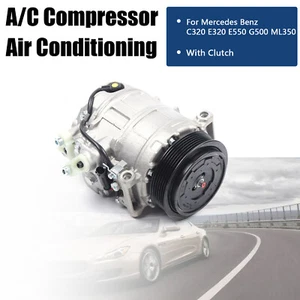 A/C Air Conditioning Compressor For Mercedes Benz E320 E350 E550 ML350 SL550 NEW - Picture 1 of 10