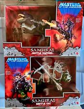 SAMURAI BATTLE CAT & BATTLE RAPTOR MOTU 200x Sealed MIB