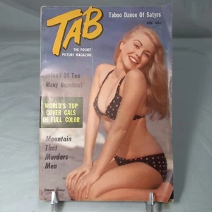 TAB Magazine 1958 Dawn Oney Switzerland Eiger Mountain King Hussein Jordan Shark - Picture 1 of 17