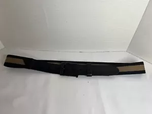 Cinturón NIXON Hombre Cuero y Poliéster Americana Rayas Talla L Cuero Marrón Oscuro. 44"" - Imagen 1 de 9