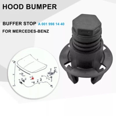 A0019981440 Hood Rubber Bumper Cushion Buffer Stop For Mercedes Benz CLA250 * - Image 1 of 4