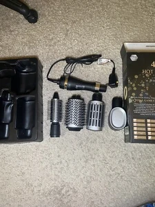 4 In 1 Hot Air Brush Brand New With Attachments - Used to Reduce Frizz In Hair - Picture 1 of 8