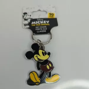 Disney Classic Mickey Mouse Keychain Key Ring plasticolor New - Picture 1 of 6