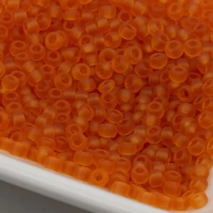 Toho kleine Perlen 8/0 dunkler Topas transparent matt 15g #2CF 10642103 - Bild 1 von 1