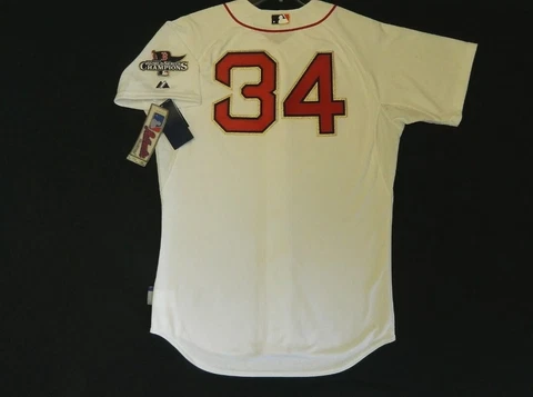 Authentic David Ortiz Boston Red Sox 2014 Ring Ceremony GOLD Cool Base Jersey 48 Cover