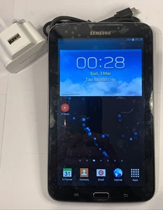 Samsung Galaxy Tab 3 7.0 SM-T210 8GB Wi-Fi Black Android Tablet - Picture 1 of 10