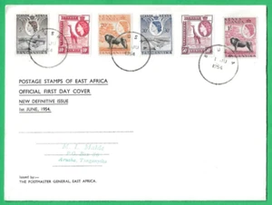 BRITISH KUT/EAST AFRICA ~ NEW DEFINITIVE ISSUE  ~ 1st JUNE 1954 - Picture 1 of 1