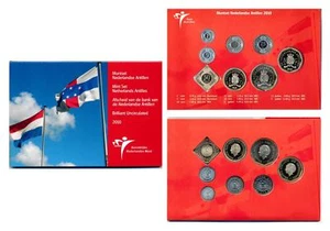 Netherlands Antilles 2010 Queen Beatrix official mint coin year set BU - Picture 1 of 1