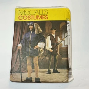 McCalls 2248 Mens Renaissance Costumes Cosplay Pattern S-M 34-40 Uncut - Picture 1 of 2