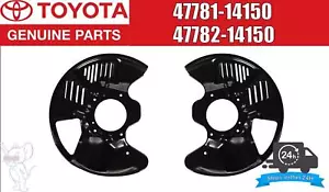 TOYOTA SUPRA JZA80 MK4 93-02 GENUINE Front Brake Splash Dust Cover Set - Picture 1 of 8