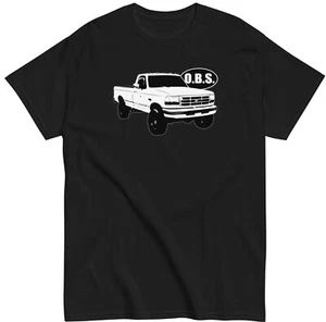 Ford OBS T-Shirt Mens Single Cab F250 Shirt 7.3 Powerstroke Or Gasser Tee - Picture 1 of 13