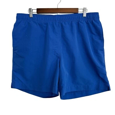 Land's End swim trunks men's large blue‎ preppy camp beach pool boat nautical - Image 1 of 4