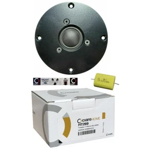 1 TWEETER CIARE HT269 driver cupola nero 90 db+ condensatore e 5 sticker omaggio - Foto 1 di 10