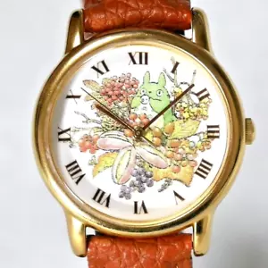 SEIKO ALBA Ghibli My Neighbor Totoro Watch V501-6V80 Light Brown Original Box - Picture 1 of 10