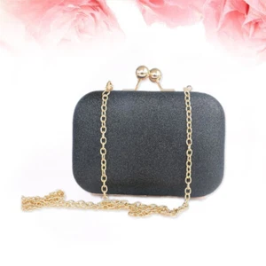 Gold Clutch Purses Women Evening Package Small Satchel Shoulder Messenger Bag - Picture 1 of 11