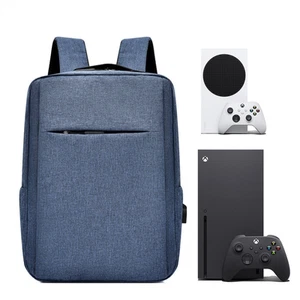 Storage bag for PS5/PS4 Slim/Pro/Xbox Series X/S/Xbox One padded compartments - Picture 1 of 13