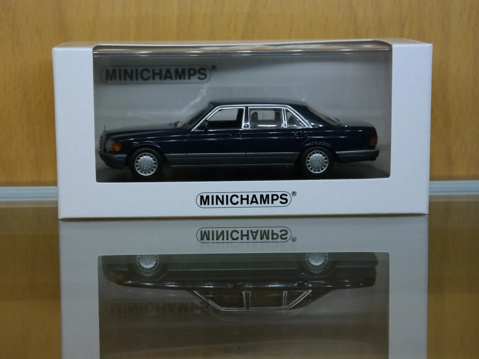 Minichamps 1:43 Mercedes-Benz 560 SEL (W126) – 1/500 pcs. blau - Art. 943 039303 - Bild 1 von 4