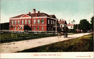 Postcard Public School Midvale New Jersey Unposted - Picture 1 of 2