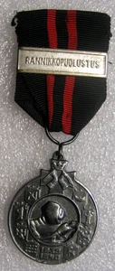 Finlandia medaglia guerra invernale finlandese RANNIKKOUOLUSTUS chiusura campagna,ww2 - Foto 1 di 4