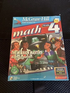 NEW McGraw Hill Math Grade 4 The Mission Masters: Alien Encounter! Mac / PC - Picture 1 of 4