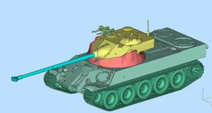 3d Printed 1/72/35 French Lorraine 40t Heavy Tank Kit Resin Unpainted - Picture 1 of 4