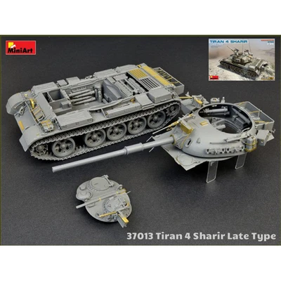 TIRAN 4 EARLY TYPE INTERIOR KIT 1:35 Miniart Kit Mezzi Militari Modellino Nuovo - Immagine 1 di 4