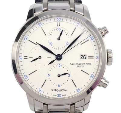 Reloj Hombre Baume & Mercier Classima 10331 Automático 25 Joyas con Caja, Funciona Foto 1 de 4