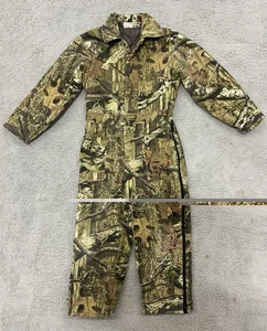 Redhead Youth Realtree Insulated Camo Hunting Coveralls Sz 12 - Picture 1 of 8