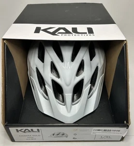 Kali Chakra Solo Cycling Helmet, L/XL (58-61cm), White - Picture 1 of 17