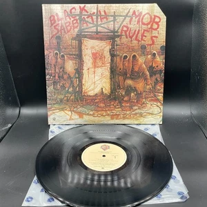 1981 Black Sabbath Mob Rules Vinyl Record 12" LP 33 RPM BSK 3605 (FAIR) - Picture 1 of 10