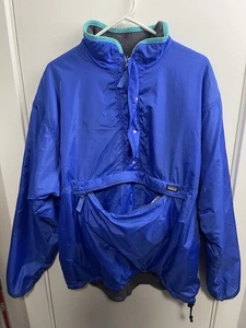 Vintage Patagonia Glissade Reversible XL Blue, Gray & Teal RARE COLORWAY - Picture 1 of 12