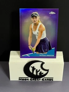 Taylah Preston 🇦🇺 (RC | #/199 Purple) -- 2021 Topps Chrome 🎾 |#72 | Rookie - Bild 1 von 3